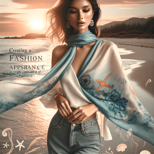 Menciptakan Tampilan Fashion Secantik Lautan: Kombinasi Scarf dan Denim yang Pas